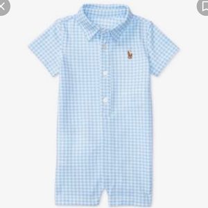 Ralph Lauren button down baby romper